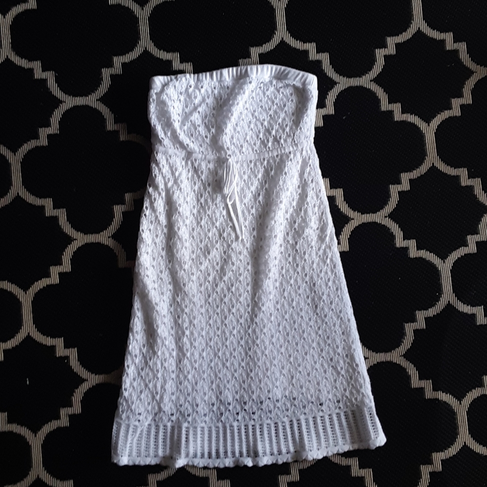 Lilly Pulitzer White Trapless Dress Size M!